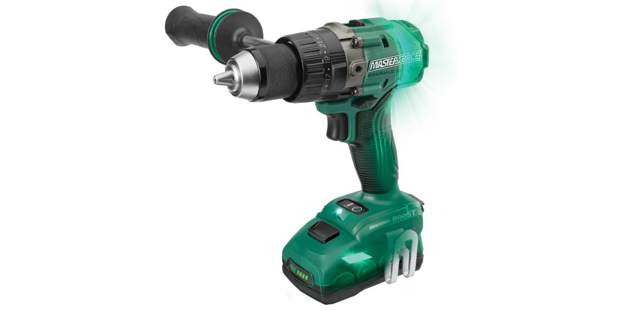 Masterforce Boost 20-Volt Cordless Hammer Drill