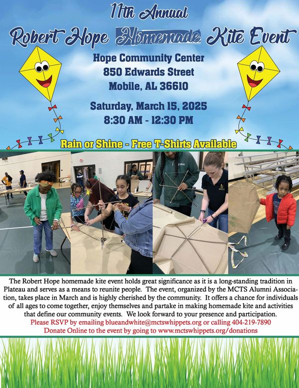 Africatown Heritage Preservation Foundation, ROBERT HOPE HOMEMADE KITE EVENT