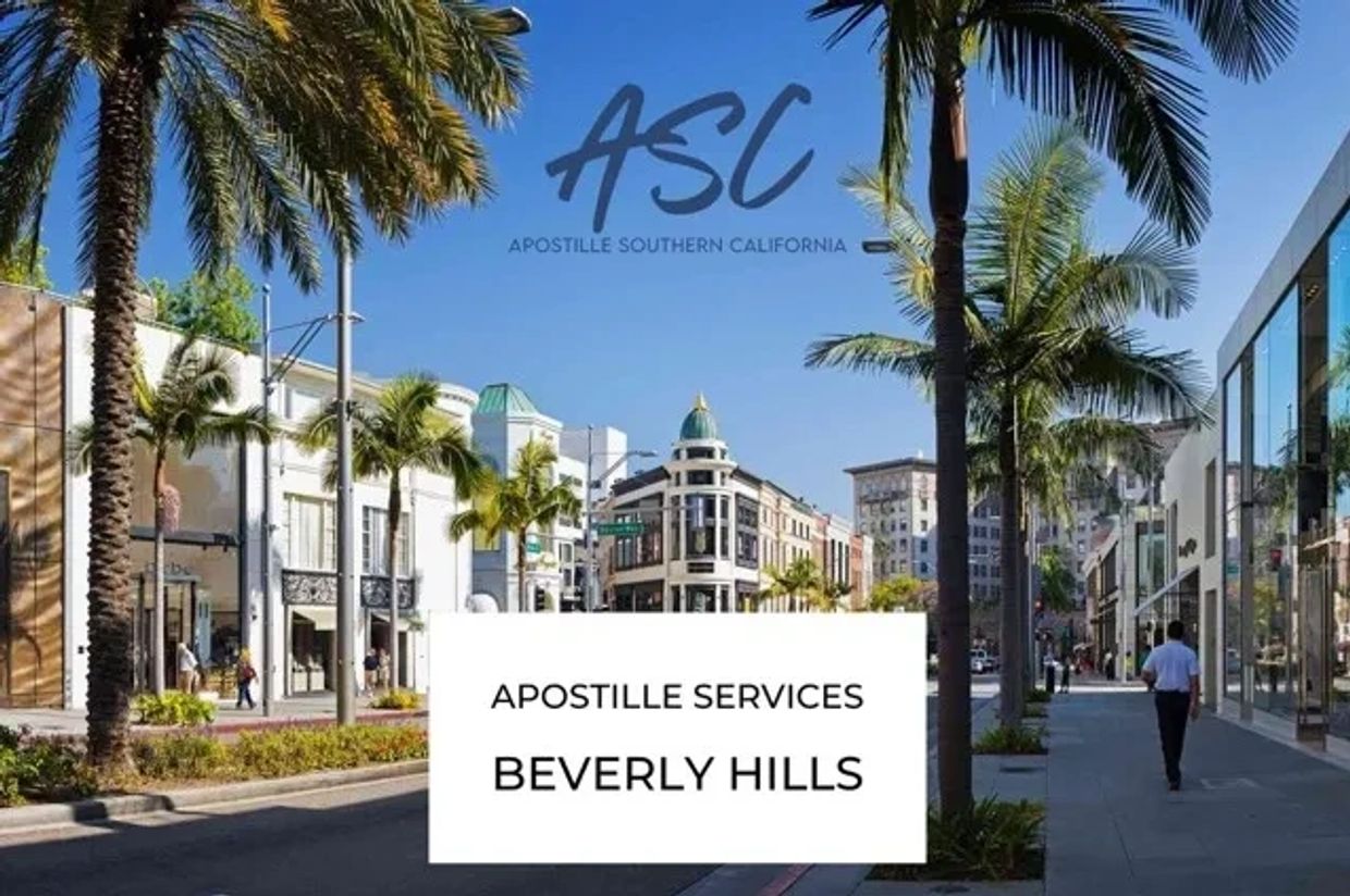 Apostille Service Beverly Hills