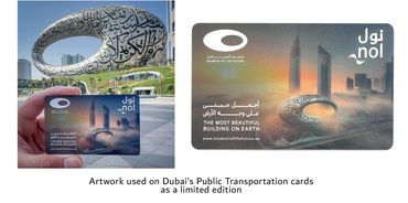 Special Edition Dubai Public Transport Cards - Commissioned By Museum Of The Future Dubai