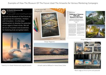 Campaign Development for Museum Of The Future Dubai, photography by ahmad alnaji