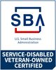 Federal Contractor SBA-certified Service-Disabled Veteran-Owned Small Business logo