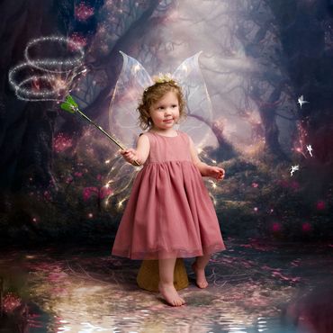 fairy-tale girl photoshoot