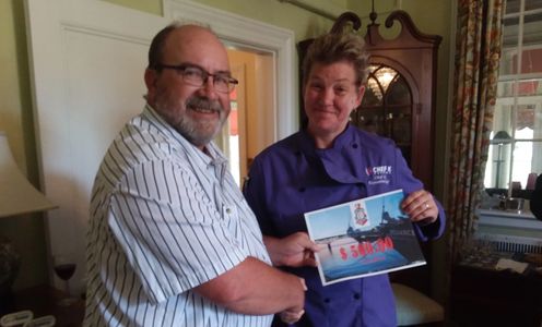 Chef K donated $500 of her Chef K Cafe Proceeds to the Watermen's Museum of Yorktown, VA.