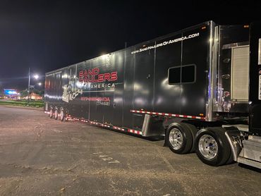 large trailer for recruiting and orientation