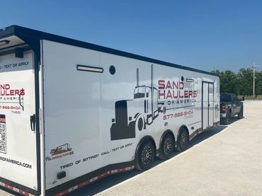 Small trailer for recruiting and orientation