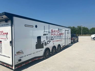 Small trailer for recruiting and orientation