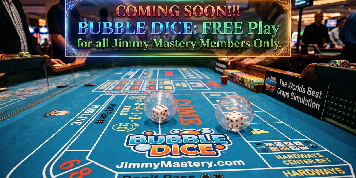 Worlds Best Craps & Baccarat Simulation Game must be a Jimmy Mastery YouTube Member To Play