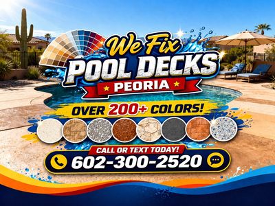 `Find pool deck repair in Peoria Az