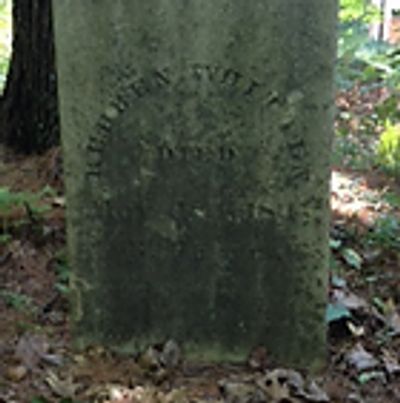 Reuben Whitten's Grave Stone