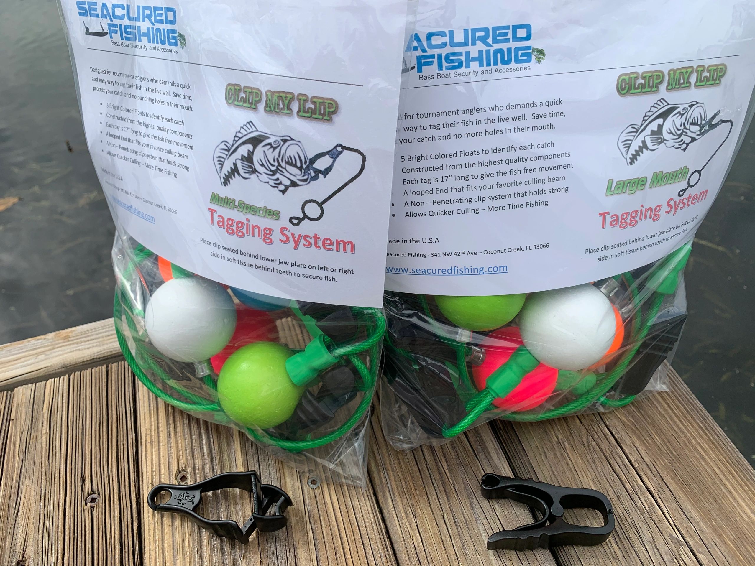 The Clip My Lip - Multi-species for bass & the Largemouth Kit, together.