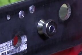 Install finger tight