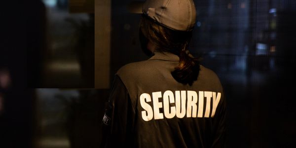 A security person