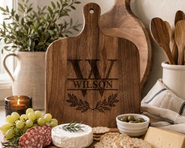 Personalized charcuterie board