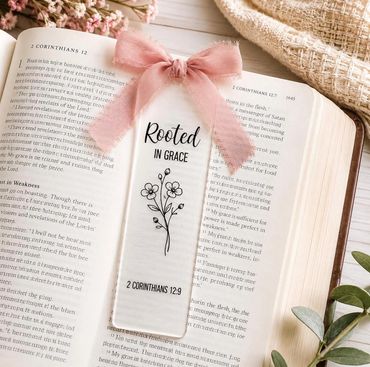Rooted in Grace bible bookmark