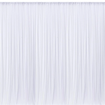 Backdrop panel in white.