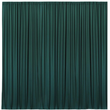 Backdrop panel in dark green.