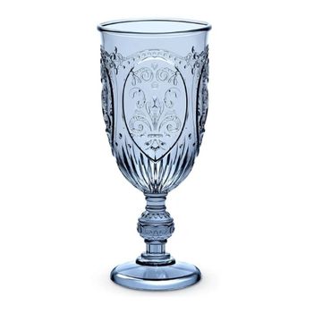 Goblet cup in blue.