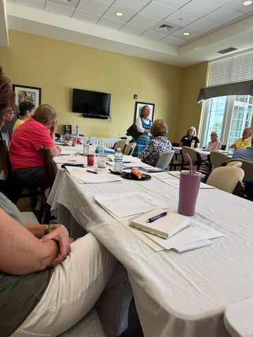 Connie Storms presenting at the Emergency Care Plan Workshop