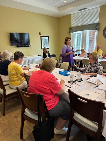 Janice Martin from Senior Liaison of Central Florida presenting at the Emergency Care Plan Workshop