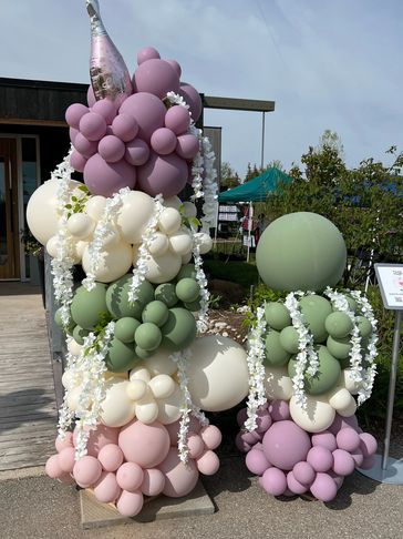 Balloon decor. Balloon garland. Balloon arch. Balloons. Event decor. Party balloons.  Wedding decor.