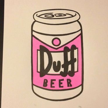 Wayne K Allen of 97 Ghosts Screens 'n' Suds - Art Hop Beer Print