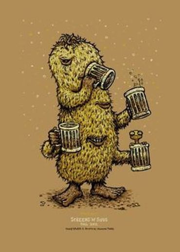 Marq Spusta "Morris" RVA Art Print Hop Beer Screens 'n' Suds