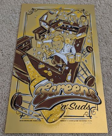 Plastic Flame Chris Williams RVA Art Print Hop Beer Screens 'n' Suds