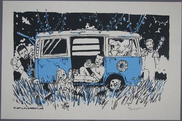 Plastic Flame Chris Williams RVA Art Print Hop Beer Screens 'n' Suds