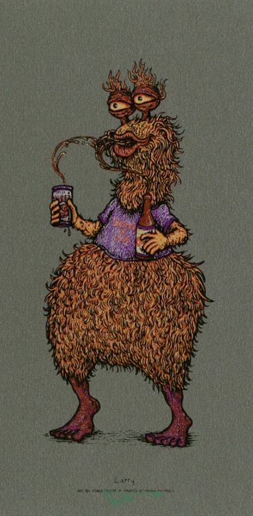 Marq Spusta "Larry" RVA Art Print Hop Beer Screens 'n' Suds
