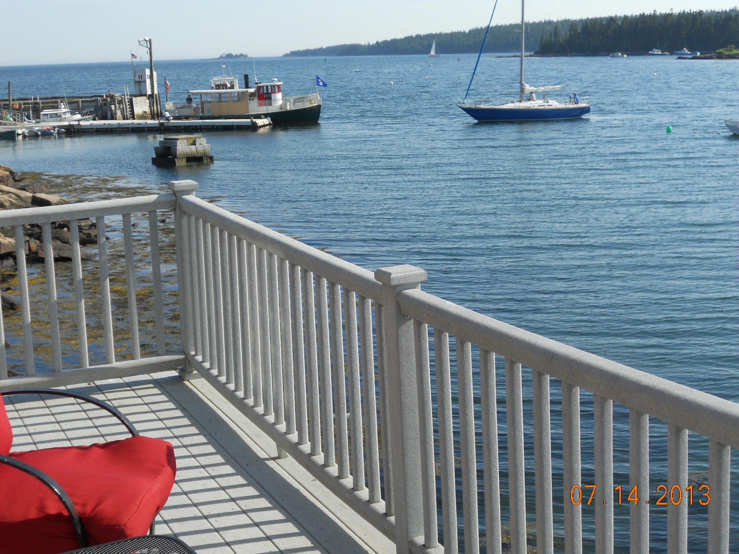 Boathouse Deck view