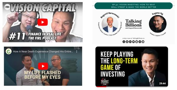 Eugene Ng Podcast Interviews, FIRL, Talking Billions, The Financial Coconut (TFC), Worst Investment