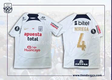 CAMISETA ALIANZA LIMA 2025
Modelo Copa Libertadores vs Boca Juniors
Talla M
#4 Erick Noriega
Precio