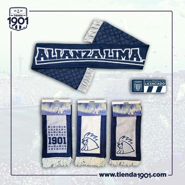 BUFANDAS PARA NIÑOS
Producto Oficial Alianza Lima
Material: Micropolar
Precio s/:35