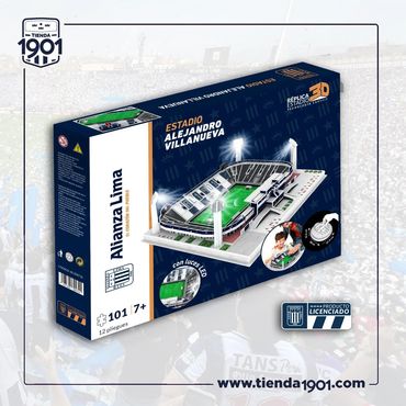 ROMPECABEZA 3D ESTADIO ALIANZA LIMA
Producto Oficial Alianza Lima
Precio s/.90