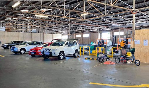 We have three automated counting machines and two manual count stations.
