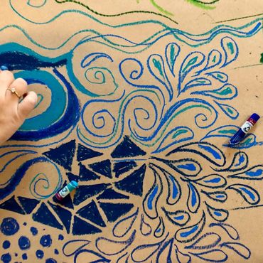 "Chromosectionality" session, in progress, blue