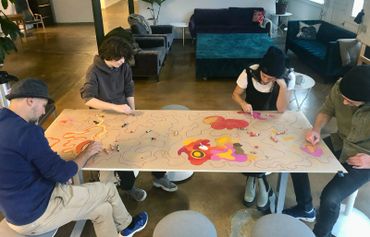 Participants for the "Just Warming Up" session