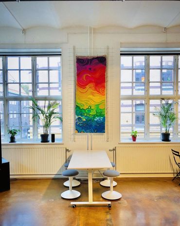 "Chromosectionality" final, hung for display