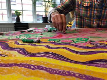 "Quite Complementary" session drawing