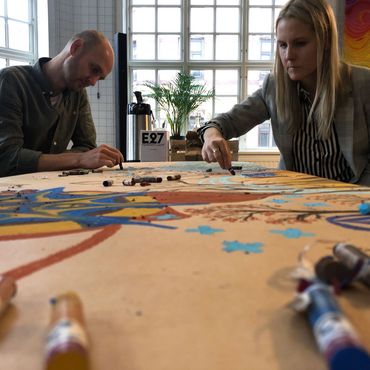 Sit & Draw participants