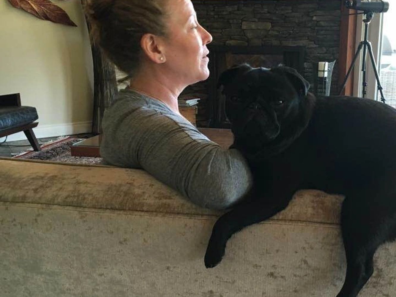 awesome Mountain Girl and her pug friend Roop Sidial