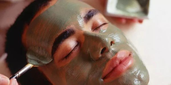 Man getting a facial at About Skin Spa in Ocala, FL. He is relaxing and getting rejuvenated.