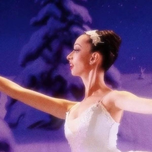 Ballet dancer performing gracefully.