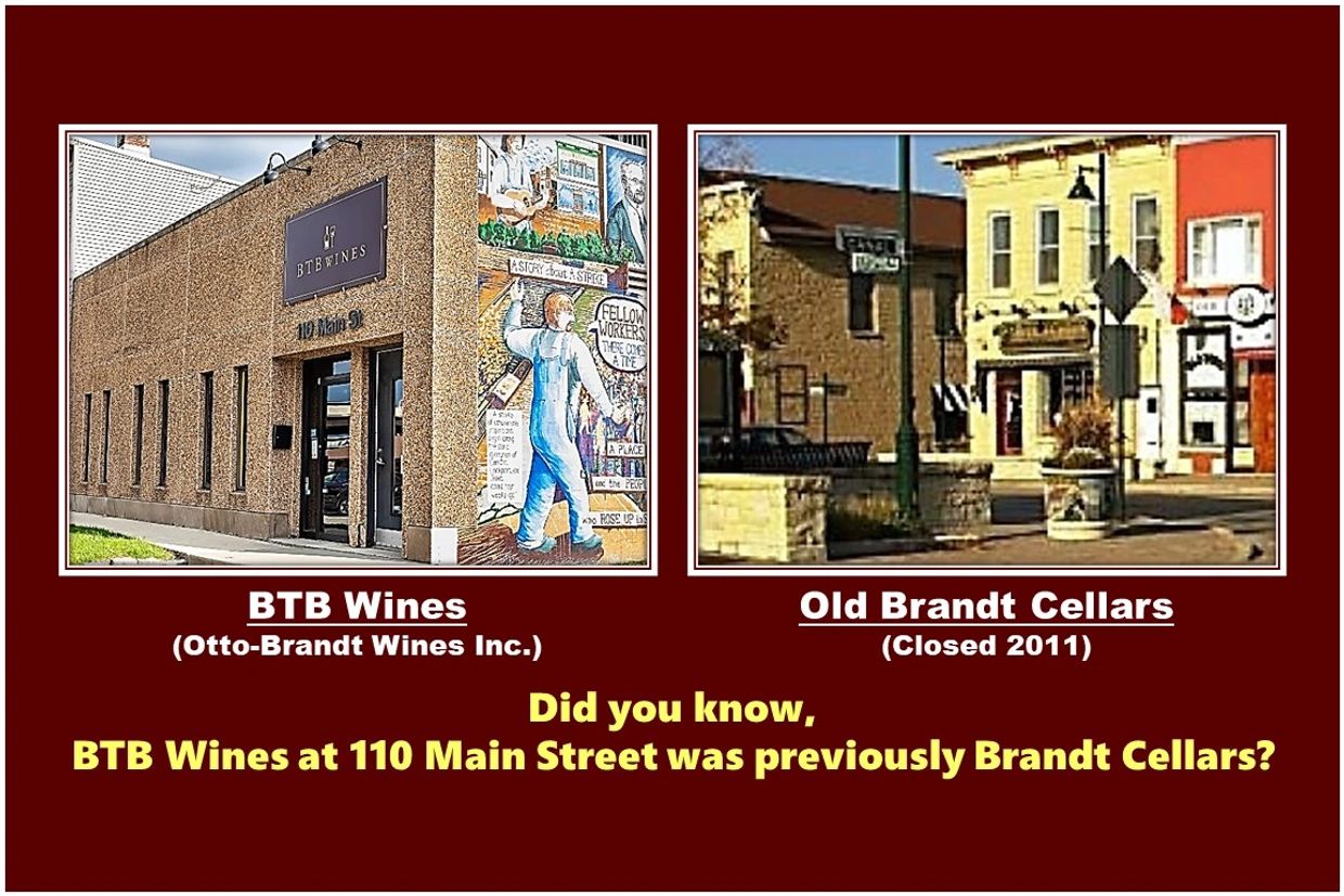 BTB Wines used to be Brandt Cellars in Lemont.