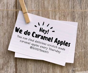 Caramel apples on Thursdays