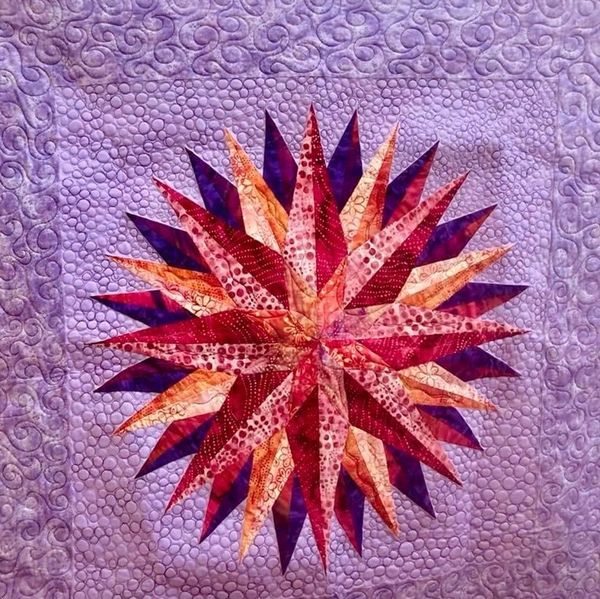 Star burst quilt