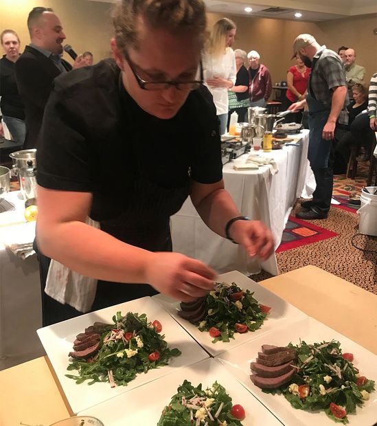 Liz took home the "Iron Chef Wolfeboro" title for La Boca in May of 2019