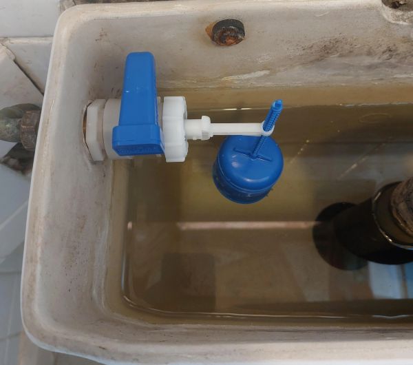 A new side entry fill valve installed in Ware