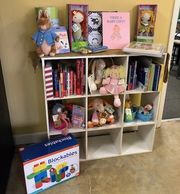 Books, babies, plush animals & toys abide here!